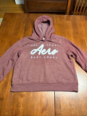 Aeropostale Plush Burgundy Pullover